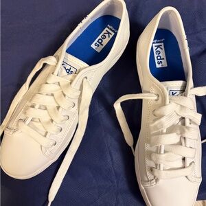 Keds Classic White Lace-Up Sneakers